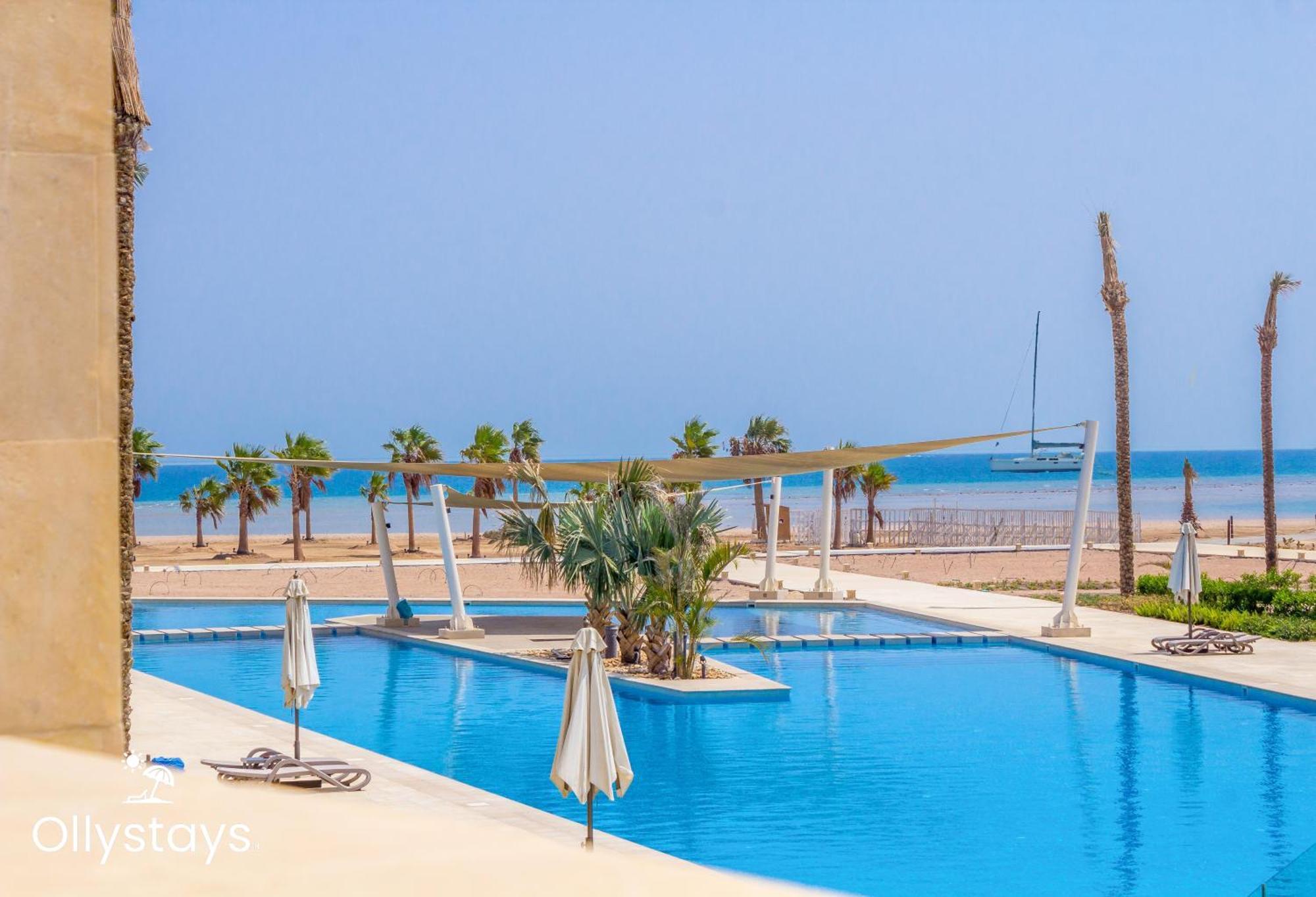 Ollystays Mangroovy Seaview 2Br Beach And Pool Free Access Hurghada Luaran gambar