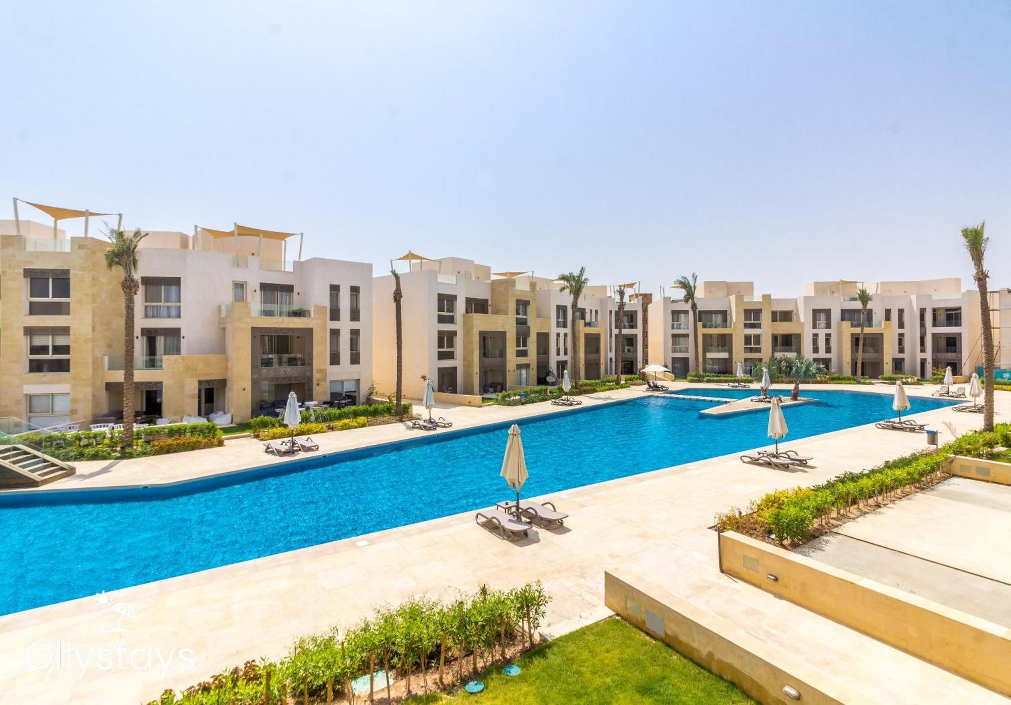 Ollystays Mangroovy Seaview 2Br Beach And Pool Free Access Hurghada Luaran gambar